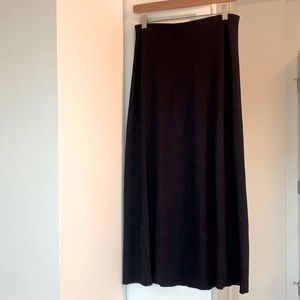COS navy long skirt
